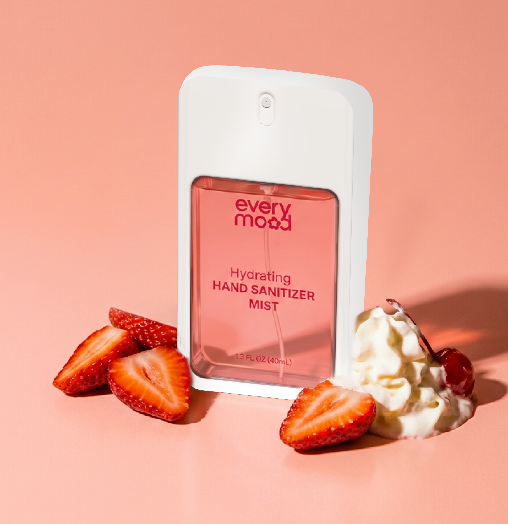 Everymood - EveryMood | 1 Individual Hand Sanitizer Mist | Strawberry Milkshake