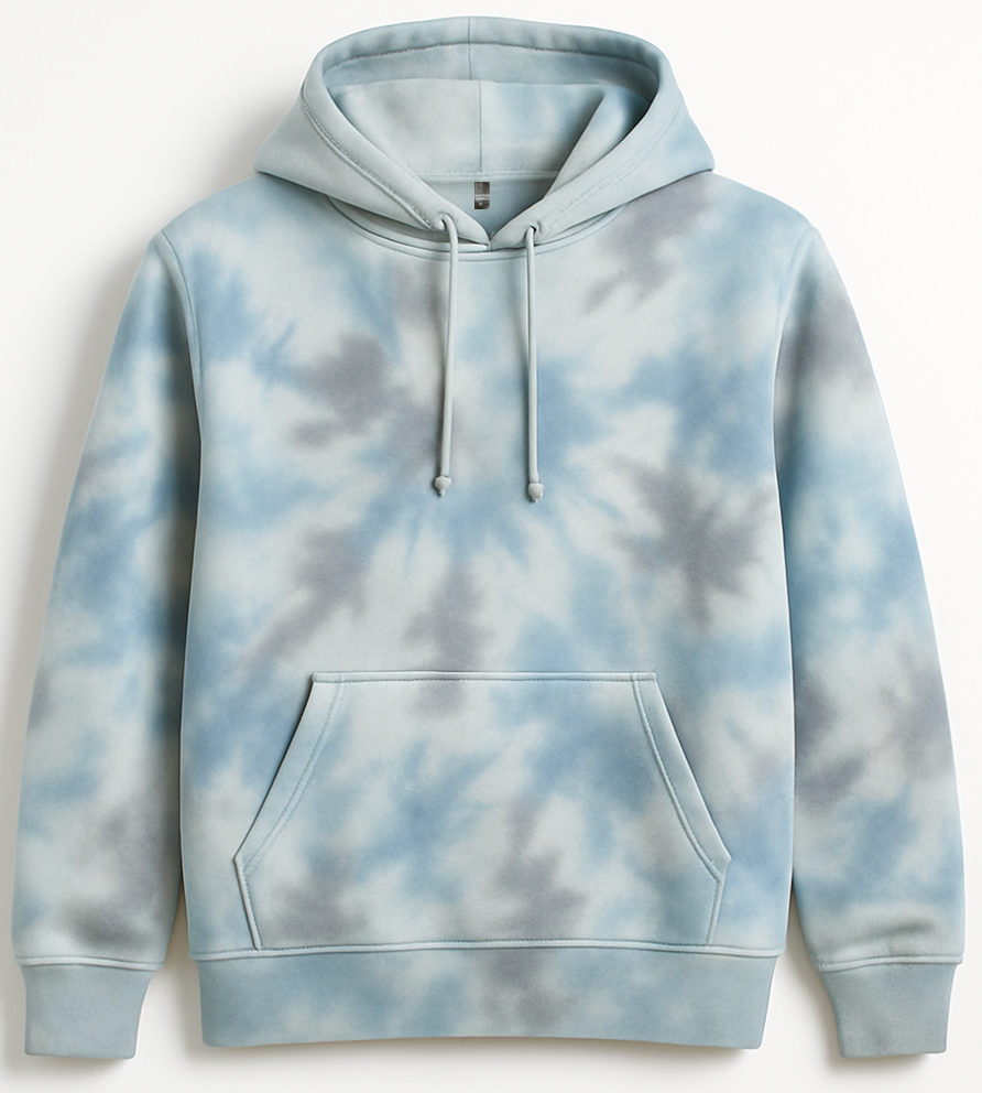 Cotton Apparel LLC - Cotton World Tie-Dye Fleece Hoodies (Assorted Colors)