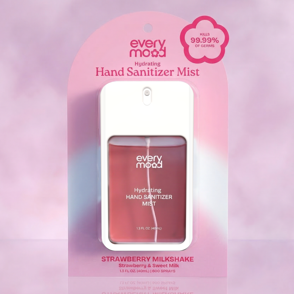 Everymood - EveryMood | 1 Individual Hand Sanitizer Mist | Strawberry Milkshake