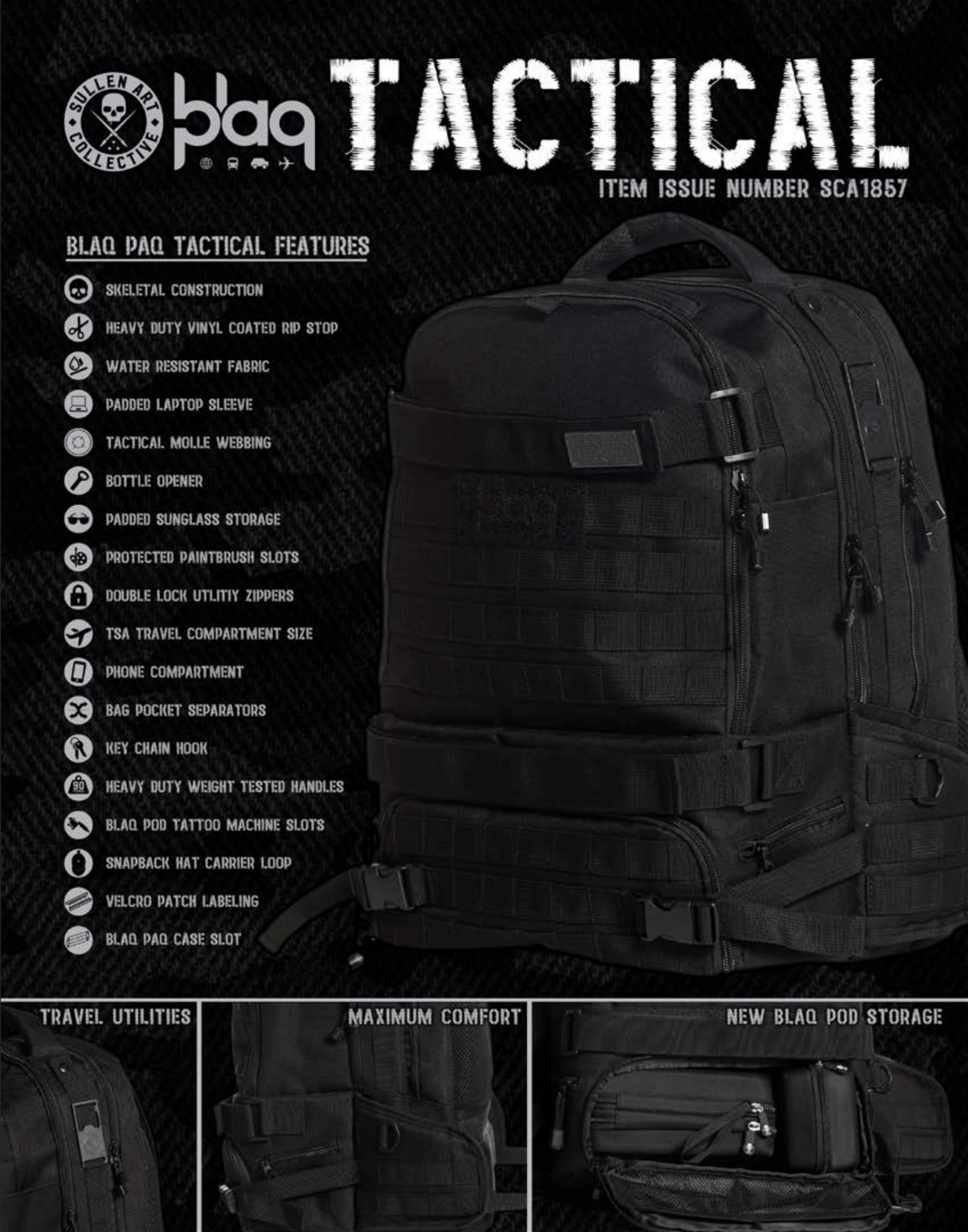 Sullen Clothing - Blaq Paq Tactical